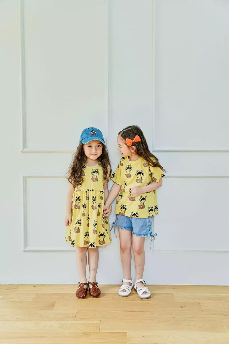 Pink Berry - Korean Children Fashion - #kidsstore - Racoon Tee - 7
