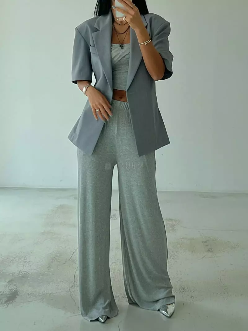 Project Wave - Korean Women Fashion - #momslook - Cube Pants - 4