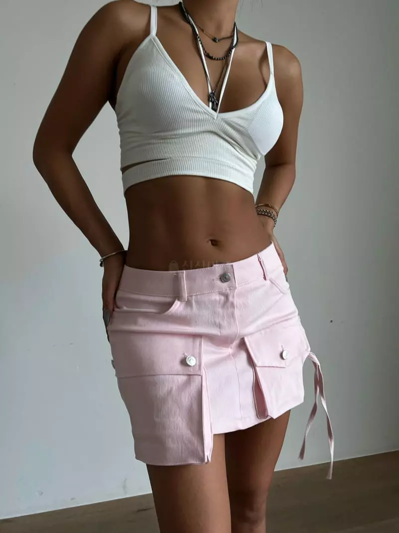 Project Wave - Korean Women Fashion - #womensfashion - Three Pocket Skirt - 4