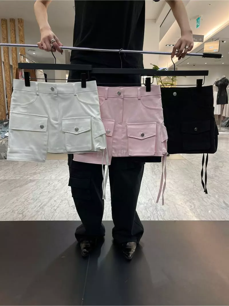 Project Wave - Korean Women Fashion - #momslook - Three Pocket Skirt - 8
