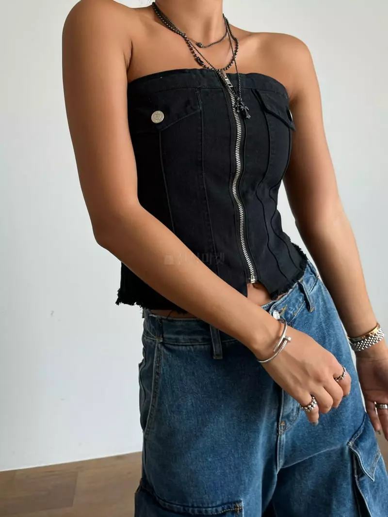 Project Wave - Korean Women Fashion - #momslook - Smocked Top - 3