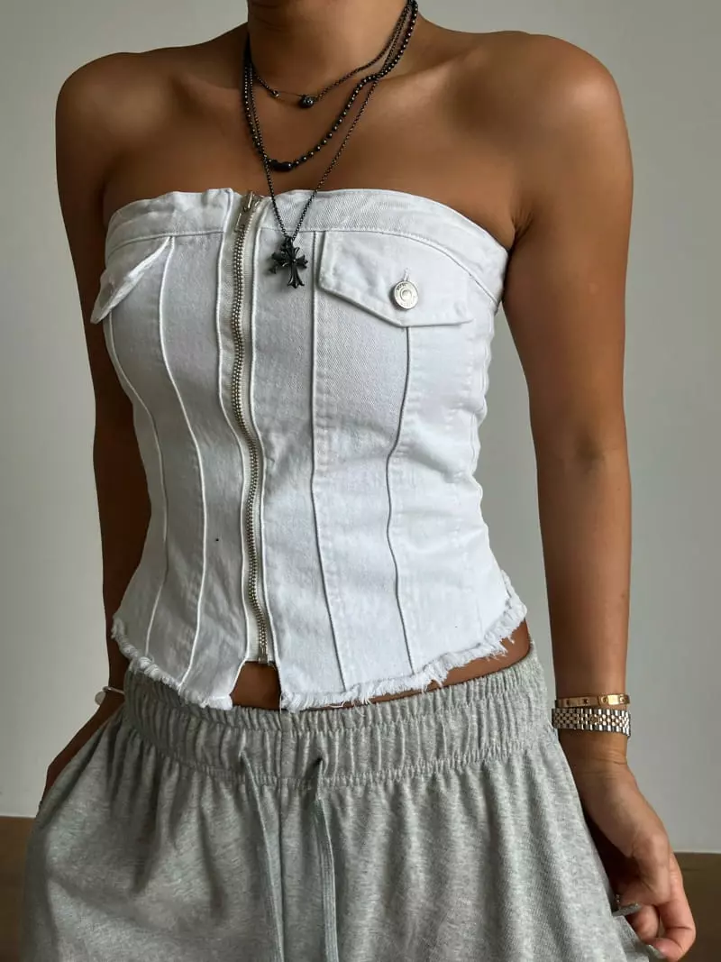 Project Wave - Korean Women Fashion - #momslook - Smocked Top - 5