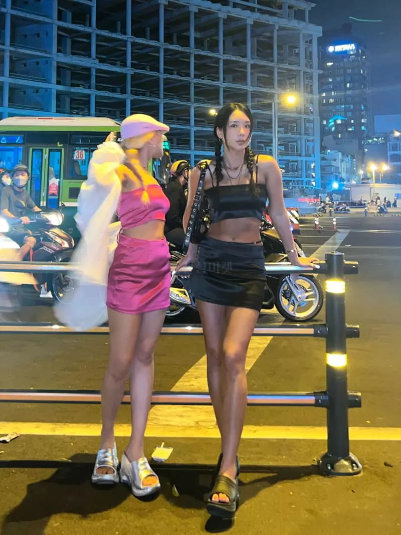 Project Wave - Korean Women Fashion - #restrostyle - Jewerly Top Bottom Set - 2
