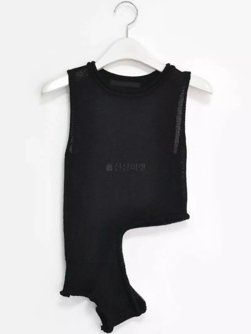 Project Wave - Korean Women Fashion - #womensfashion - Slit Sleeveless - 9