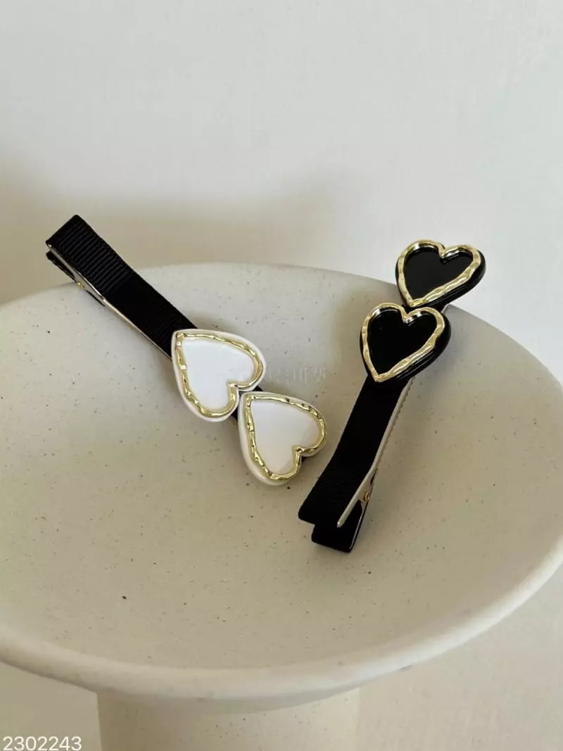 Reina - Korean Women Fashion - #womensfashion - 2302243 Heart Hairpin - 4