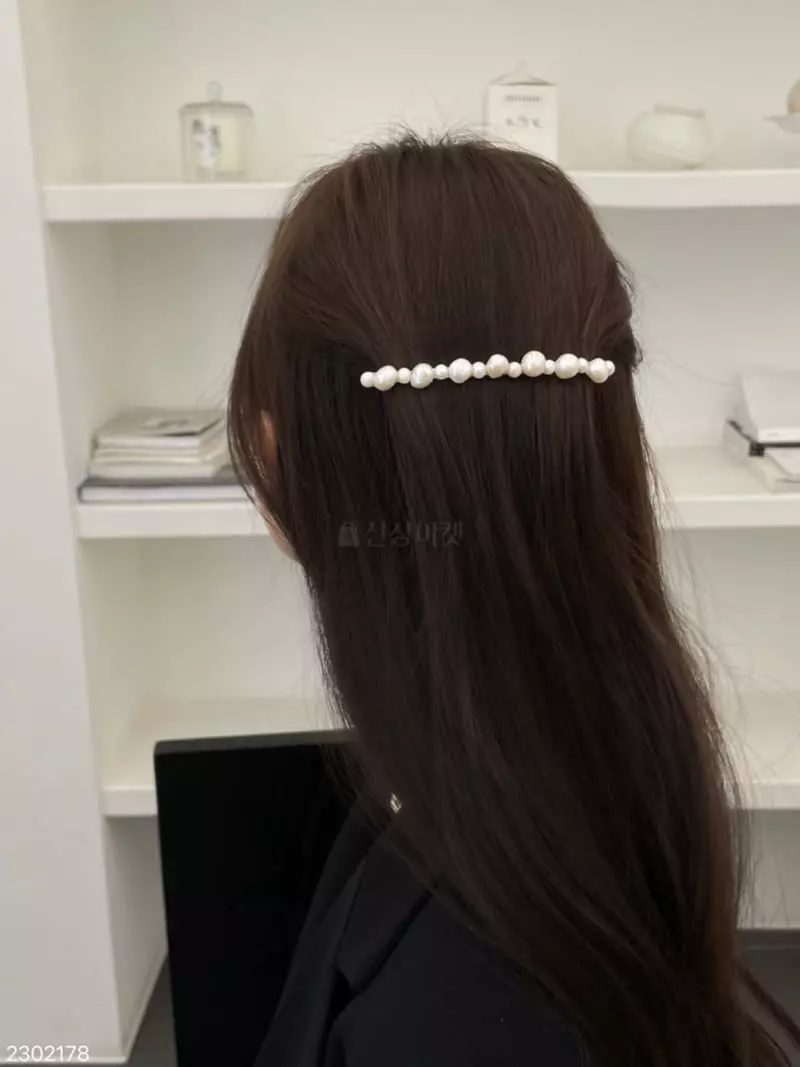 Reina - Korean Women Fashion - #womensfashion - Pearl Hiarpin - 9