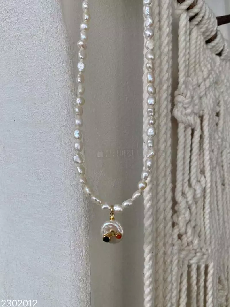 Reina - Korean Women Fashion - #womensfashion - 2302012 Pearl Necklace - 6
