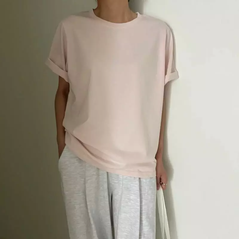 Ripple - Korean Women Fashion - #momslook - Box Soft Tee - 2