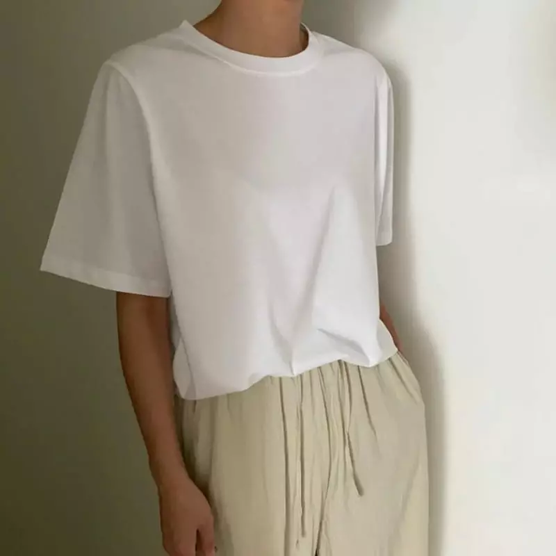 Ripple - Korean Women Fashion - #momslook - Box Soft Tee - 6