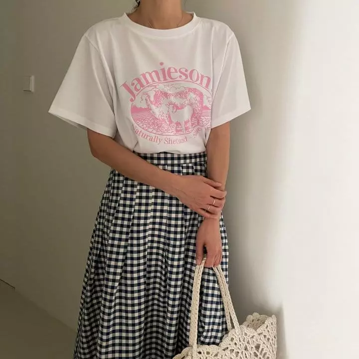 Ripple - Korean Women Fashion - #momslook - Color Lams Tee - 6