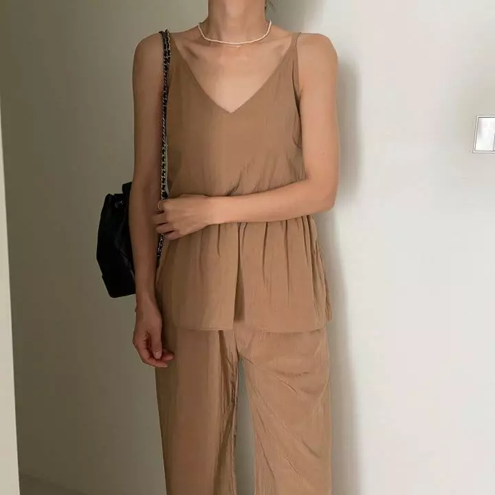 Ripple - Korean Women Fashion - #pursuepretty - Nua Top Botom Set - 4