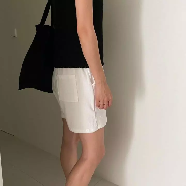 Ripple - Korean Women Fashion - #restrostyle - Terry Shorts - 3