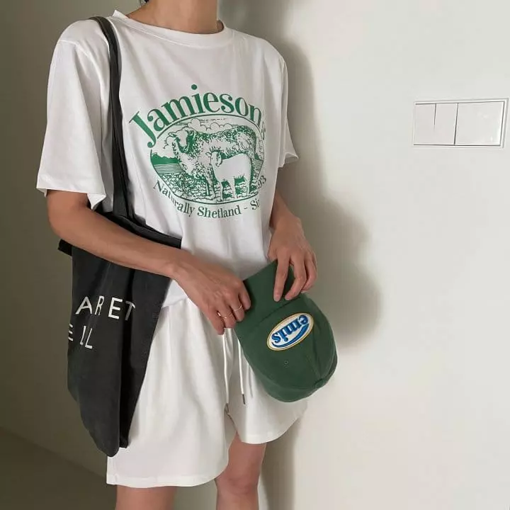 Ripple - Korean Women Fashion - #restrostyle - Color Lams Tee