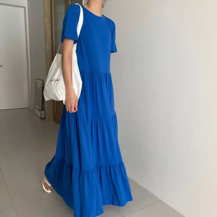 Ripple - Korean Women Fashion - #romanticstyle - Mat Cancan One-piece