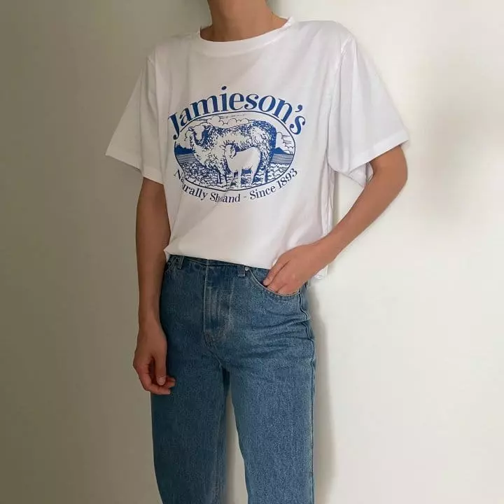 Ripple - Korean Women Fashion - #shopsmall - Color Lams Tee - 3