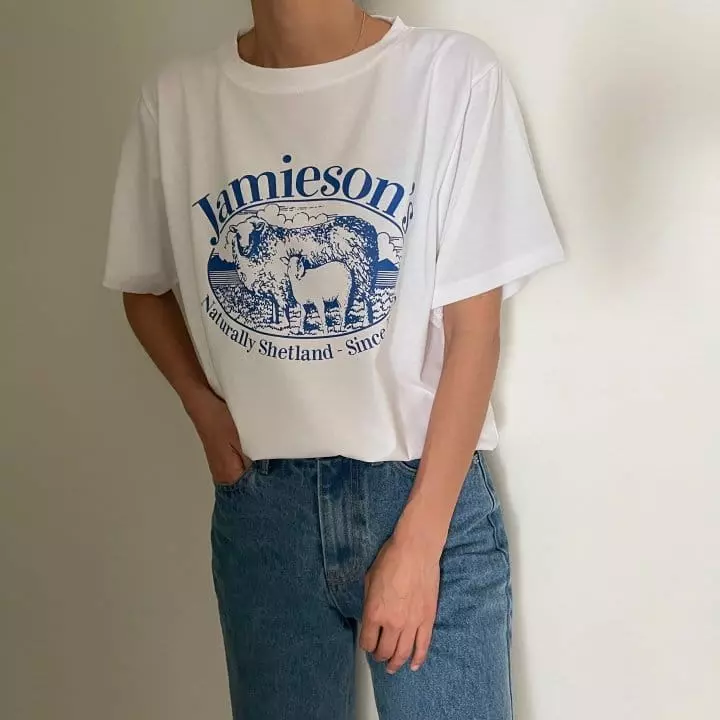 Ripple - Korean Women Fashion - #shopsmall - Color Lams Tee - 4