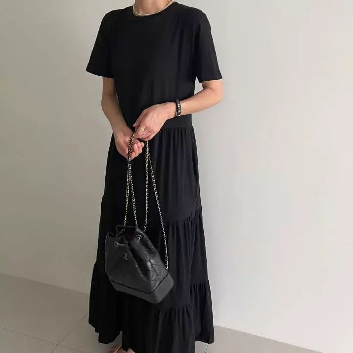 Ripple - Korean Women Fashion - #thatsdarling - Mat Cancan One-piece - 4