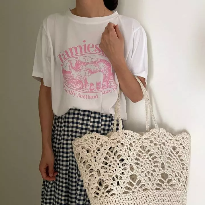 Ripple - Korean Women Fashion - #thelittlethings - Color Lams Tee - 5