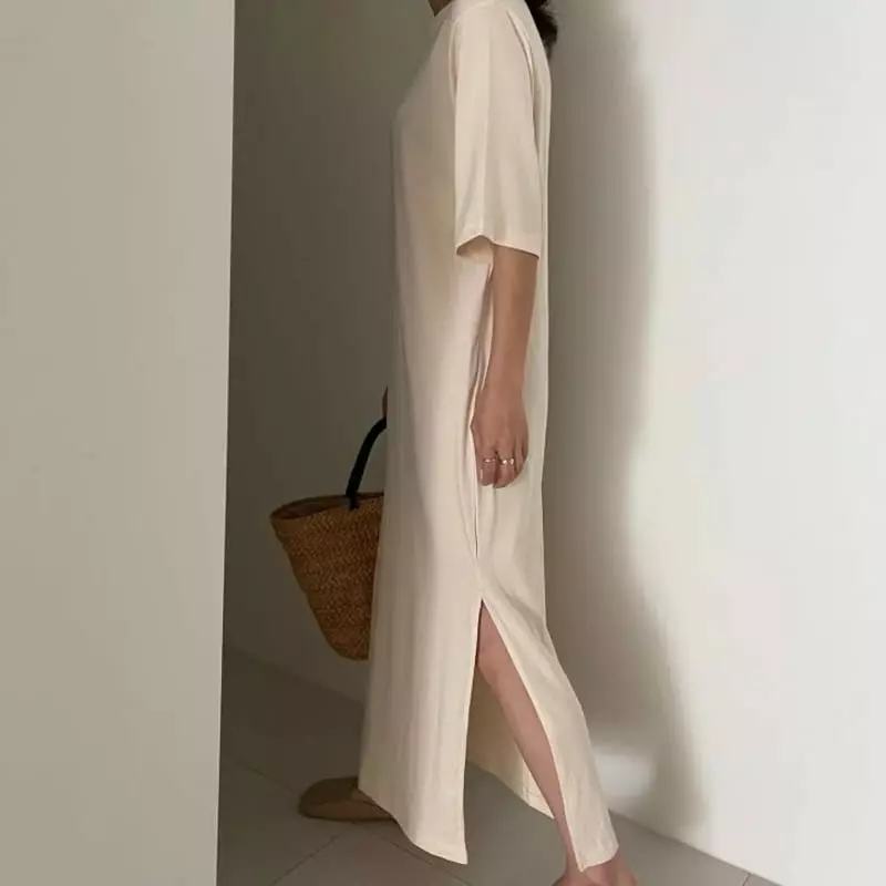 Ripple - Korean Women Fashion - #momslook - Hi Long One-piece - 4