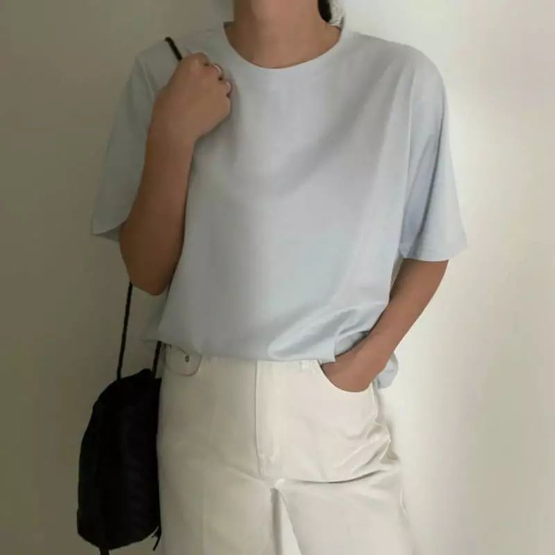 Ripple - Korean Women Fashion - #womensfashion - Box Soft Tee