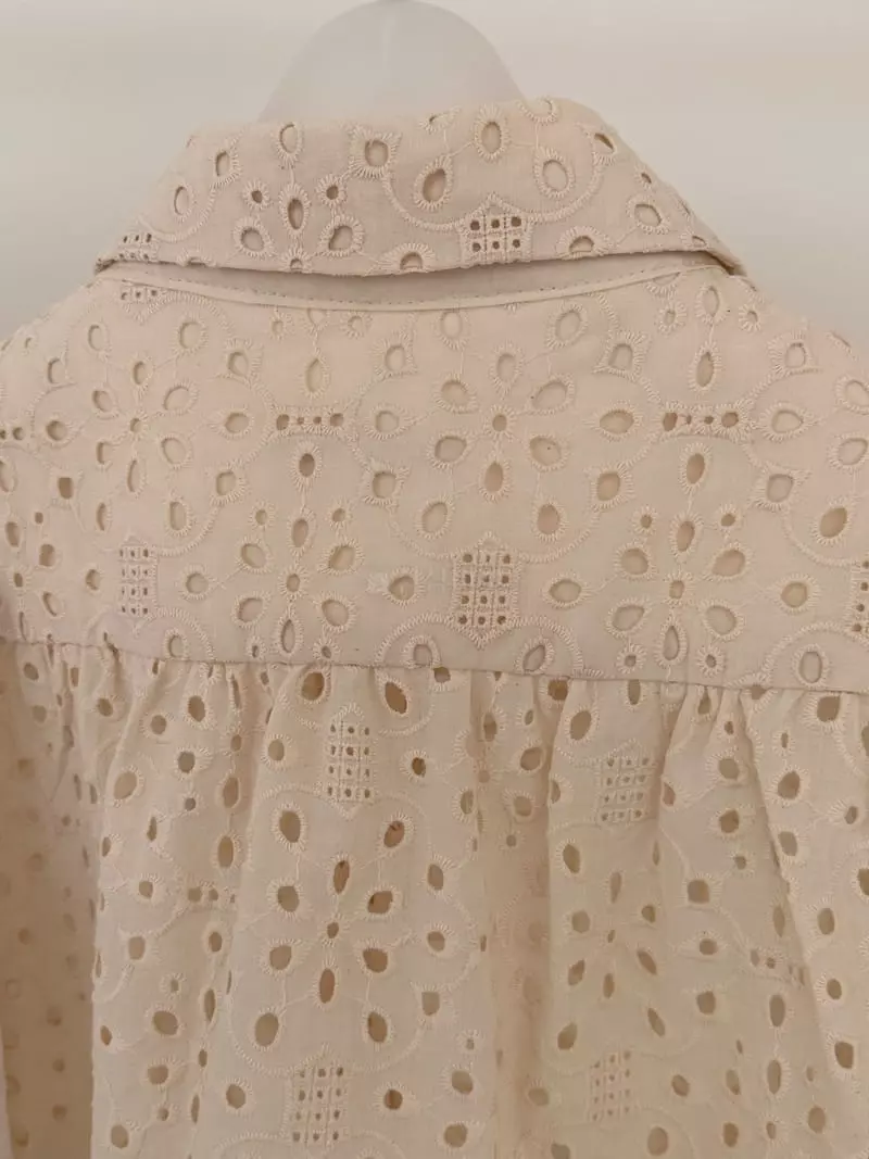 Sea Sand Salt - Korean Women Fashion - #momslook - Madeline Lace Shirt - 7