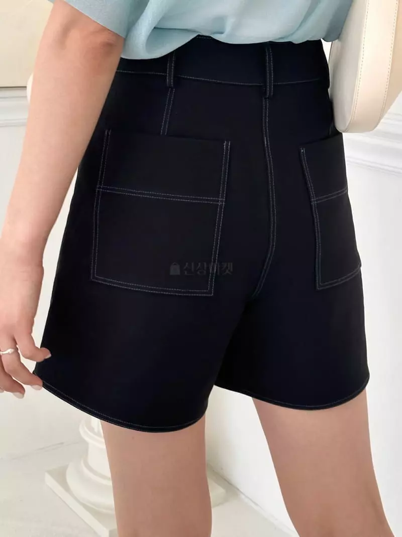 Sea Sand Salt - Korean Women Fashion - #momslook - Tree Stich Shorts - 2