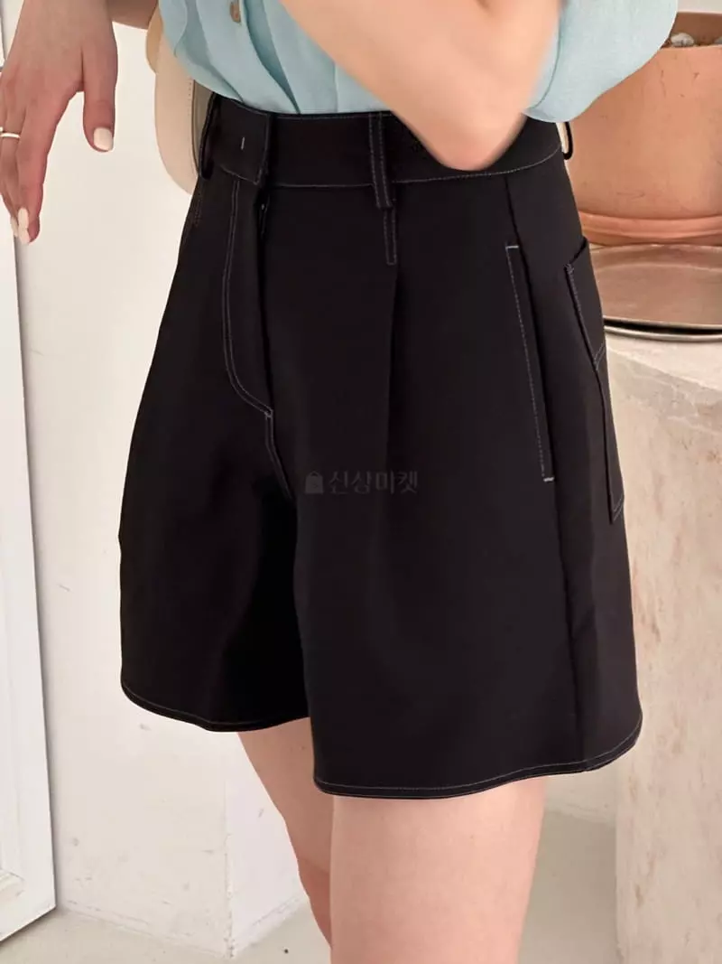 Sea Sand Salt - Korean Women Fashion - #momslook - Tree Stich Shorts - 4