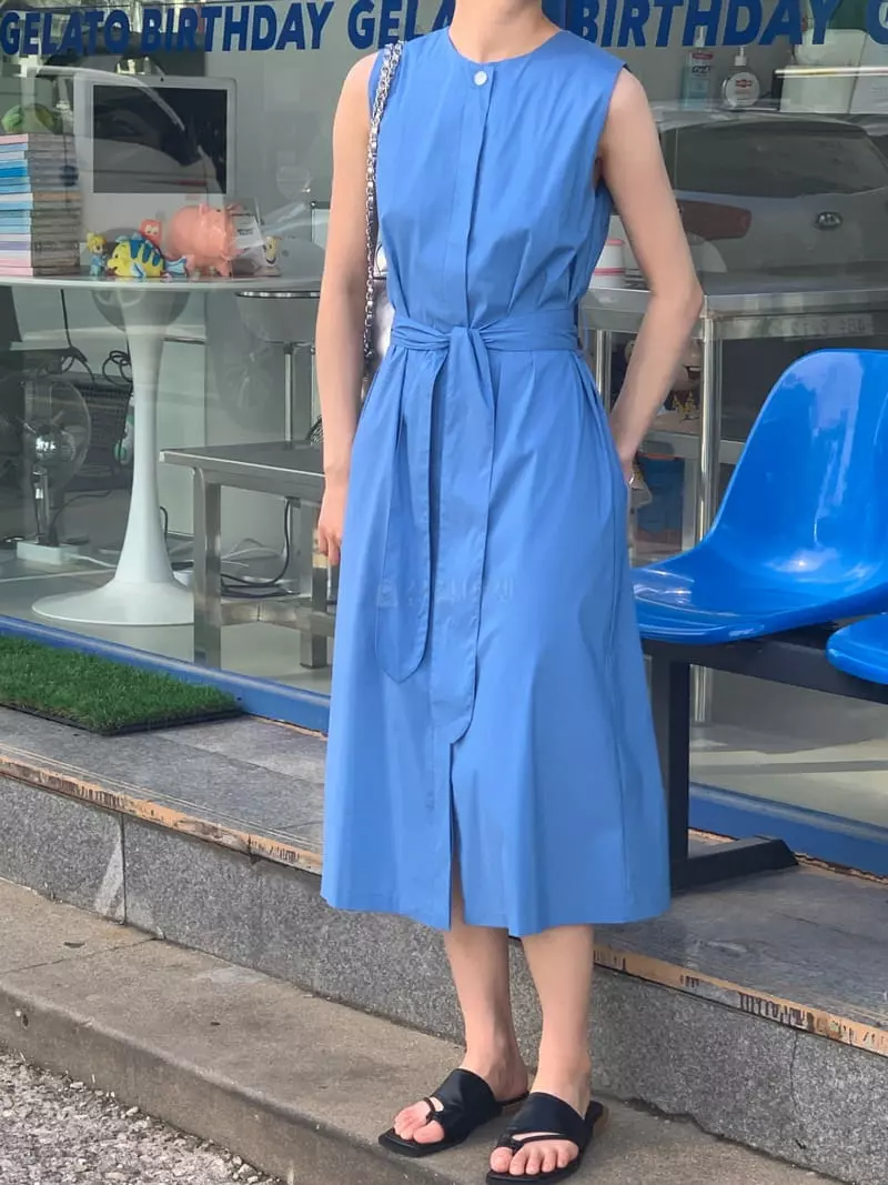 Sea Sand Salt - Korean Women Fashion - #momslook - Mas Best Long One-piece - 2