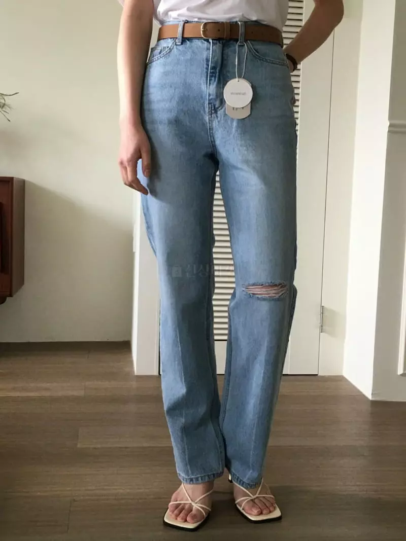 Sea Sand Salt - Korean Women Fashion - #womensfashion - Cal Straight Jeans