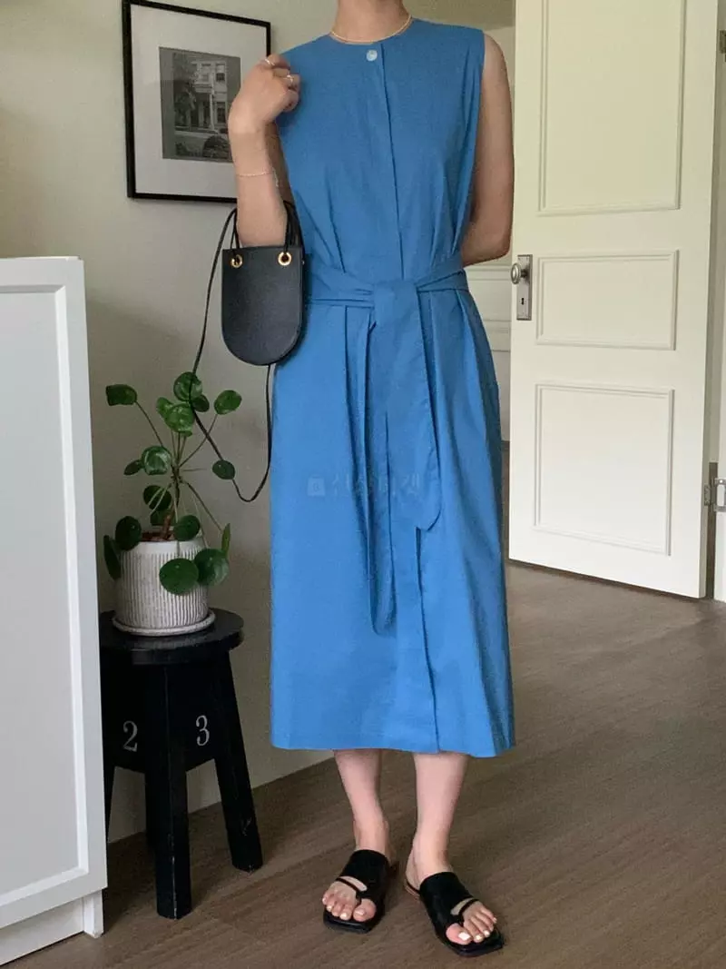 Sea Sand Salt - Korean Women Fashion - #momslook - Mas Best Long One-piece - 4