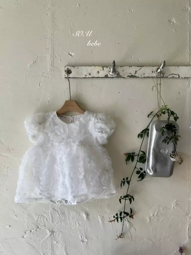 So U - Korean Baby Fashion - #babyfashion - Special Day Rose Bodysuit