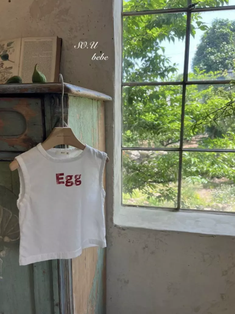 So U - Korean Baby Fashion - #babyoutfit - Egg Sleeveless - 4
