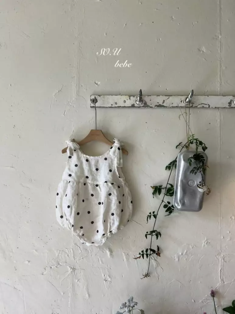 So U - Korean Baby Fashion - #babywear - Dor Ribbon Bodysuit - 2