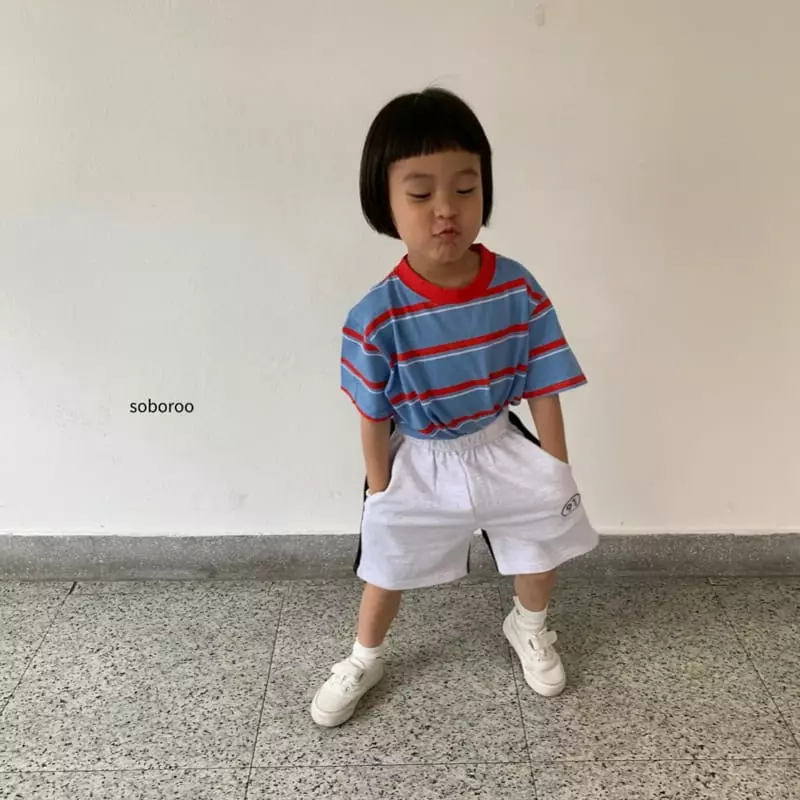 Soboroo - Korean Children Fashion - #childrensboutique - Summer Multi Stripes Tee - 2