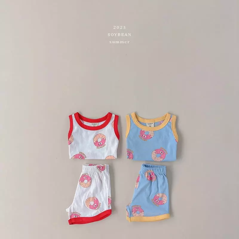 Soybean - Korean Children Fashion - #toddlerclothing - Donit Top Bottom SET - 4