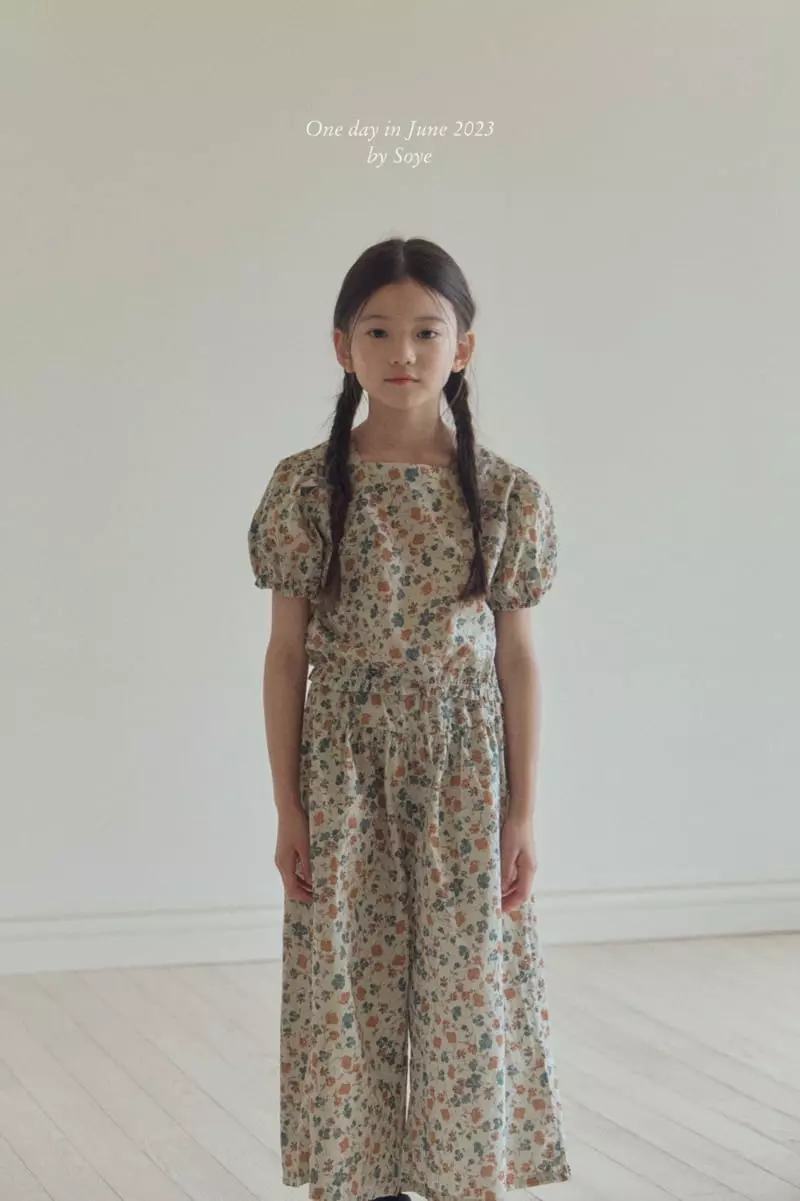 Soye - Korean Children Fashion - #discoveringself - Wrap Currot Top Bottom Set - 3
