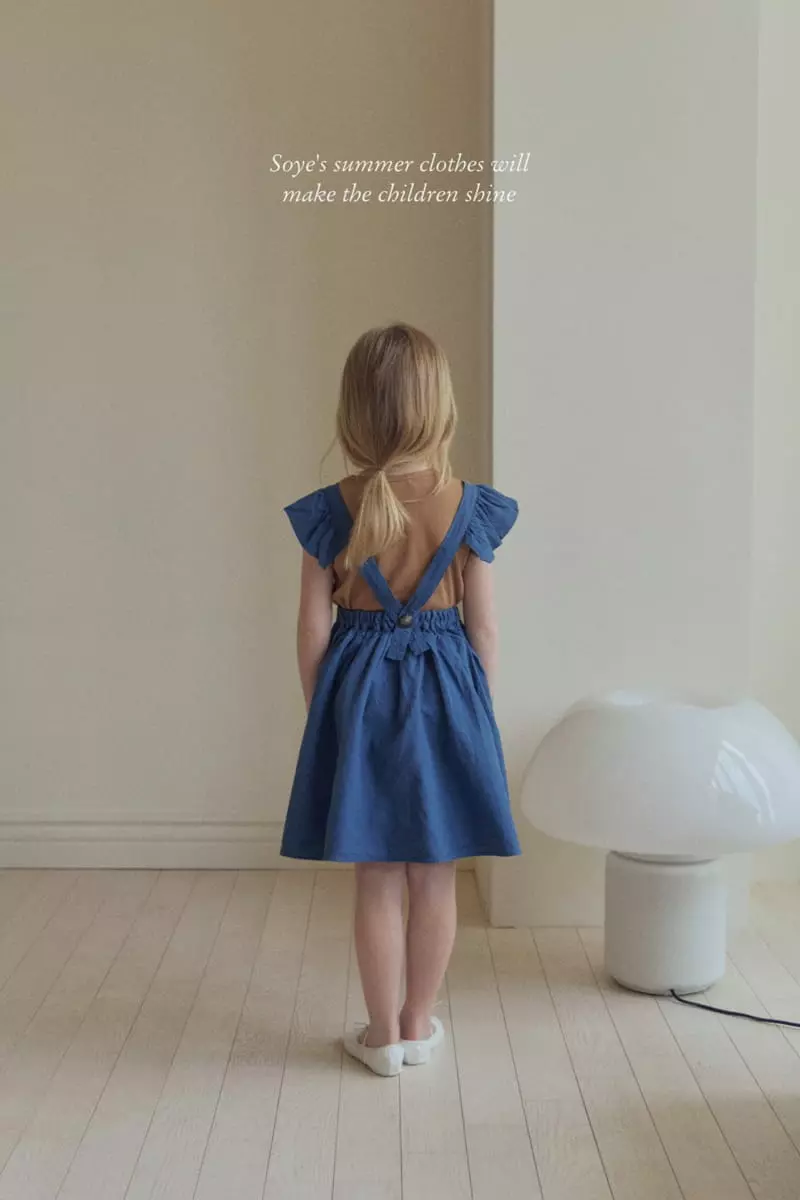 Soye - Korean Children Fashion - #fashionkids - Blan Linen One-piece - 2