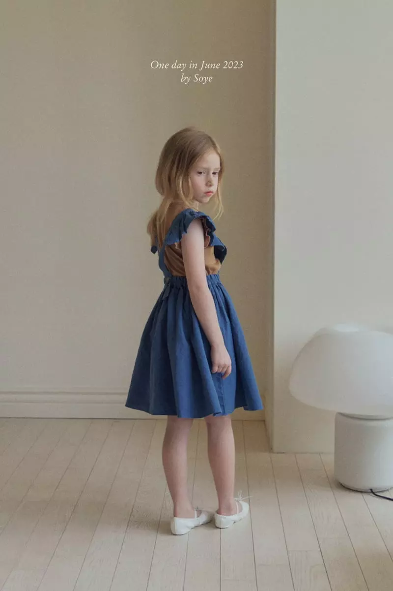 Soye - Korean Children Fashion - #kidzfashiontrend - Blan Linen One-piece - 5