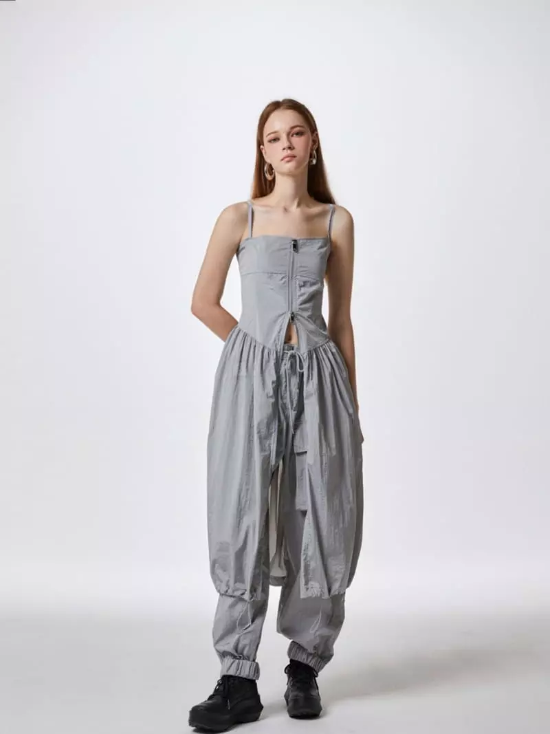 Stage - Korean Women Fashion - #pursuepretty - Marron One-piece - 7