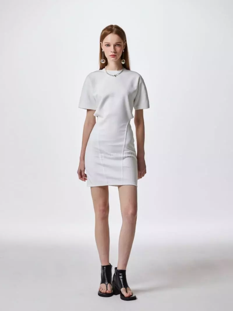 Stage - Korean Women Fashion - #thatsdarling - Dale Slit One-piece - 3