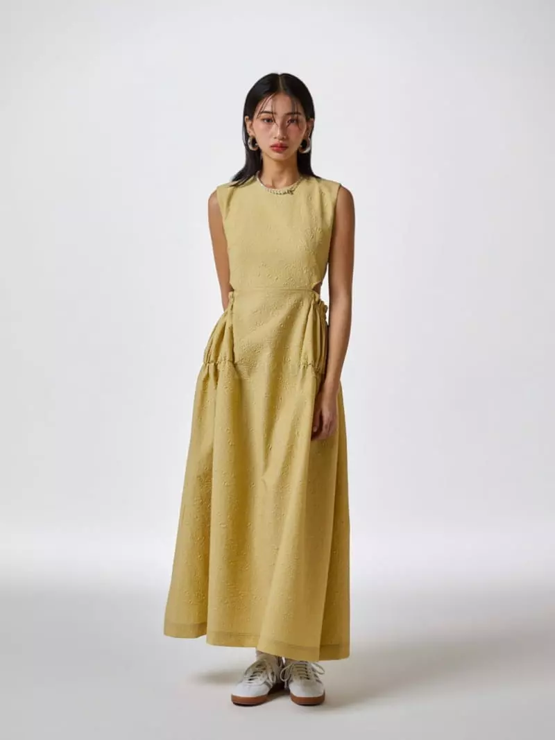 Stage - Korean Women Fashion - #vintagekidsstyle - Lenne Shirring One-piece - 3