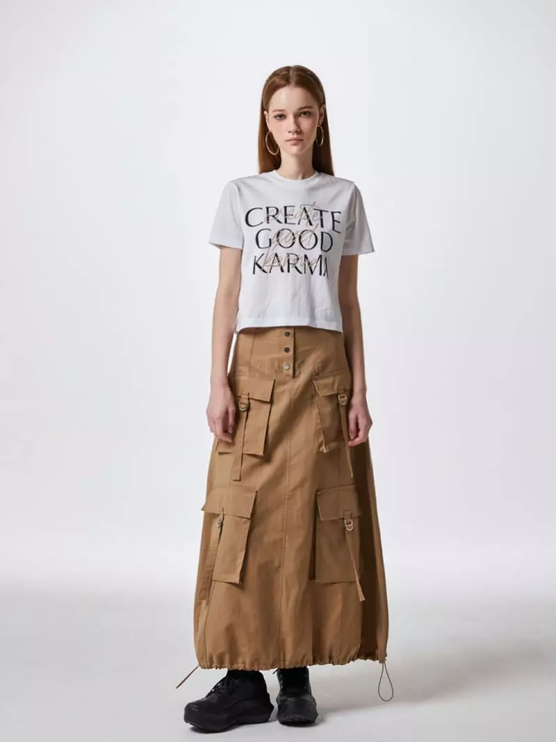 Stage - Korean Women Fashion - #womensfashion - Bonnet Skirt - 3