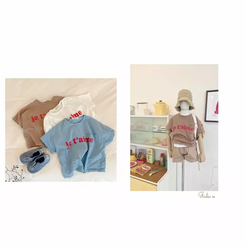 Studio M - Korean Children Fashion - #designkidswear - Juteme Paint Tee