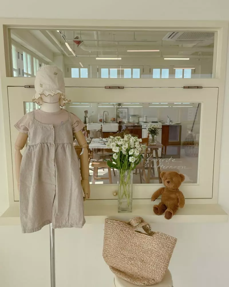 Studio M - Korean Children Fashion - #fashionkids - Roft String Open One-piece - 2