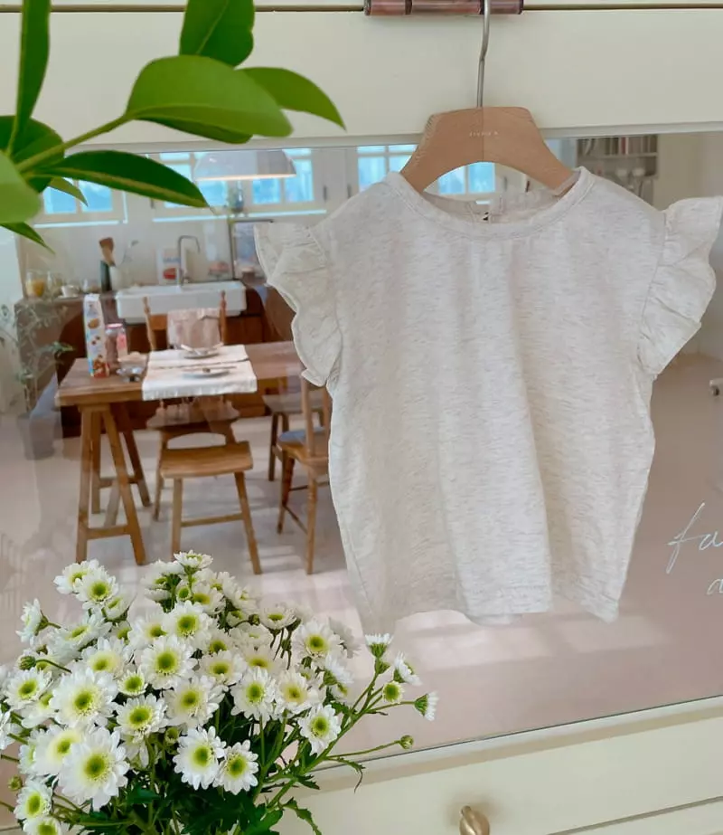 Studio M - Korean Children Fashion - #littlefashionista - Farm Frill Tee - 10