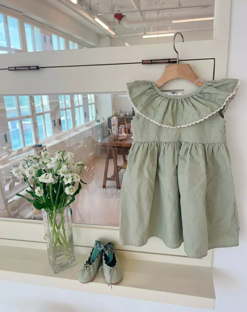 Studio M - Korean Children Fashion - #magicofchildhood - Lulu Frill One-piece
