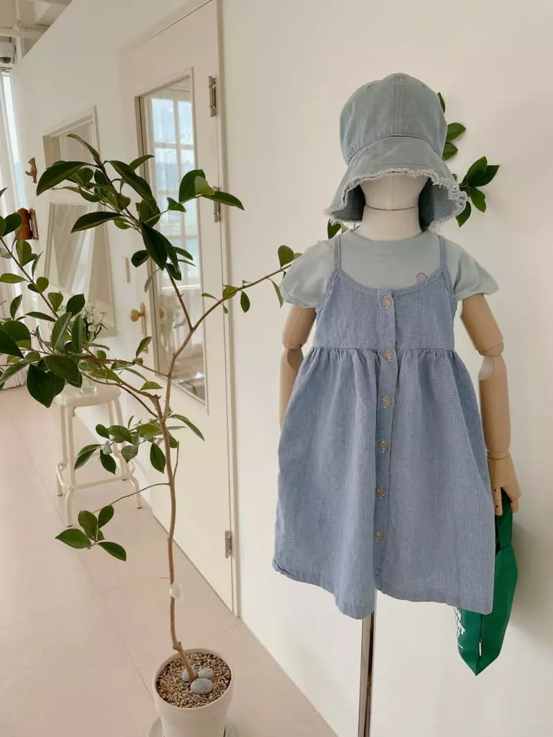 Studio M - Korean Children Fashion - #magicofchildhood - Roft String Open One-piece - 8