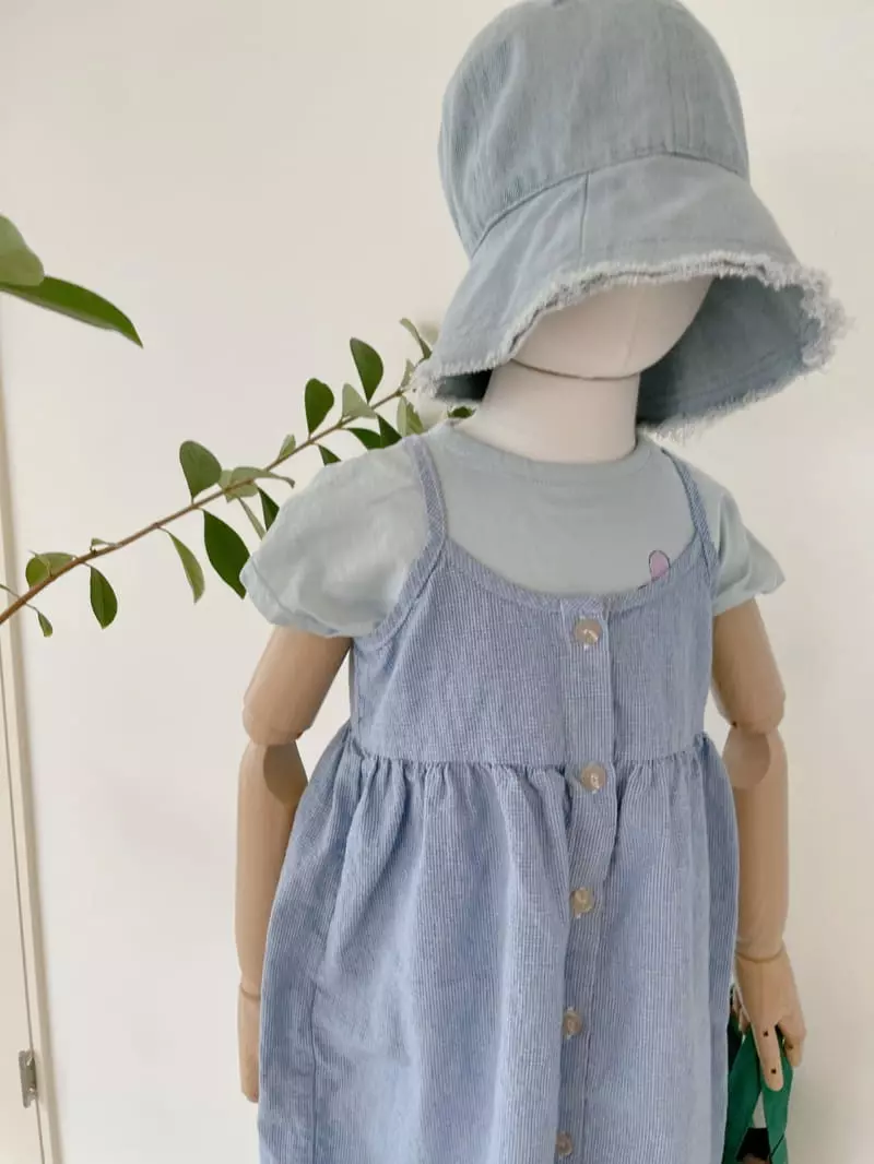 Studio M - Korean Children Fashion - #prettylittlegirls - Roft String Open One-piece - 10