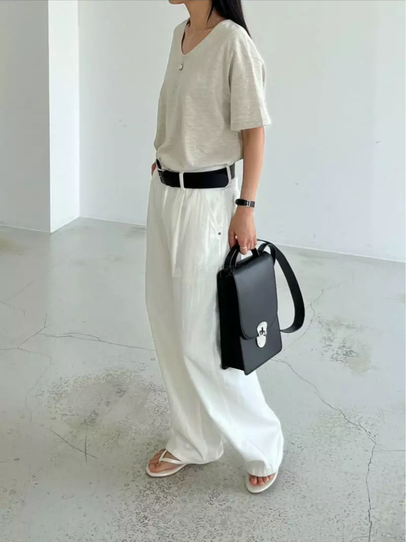 Taupe - Korean Women Fashion - #momslook - Slit Shorts - 7