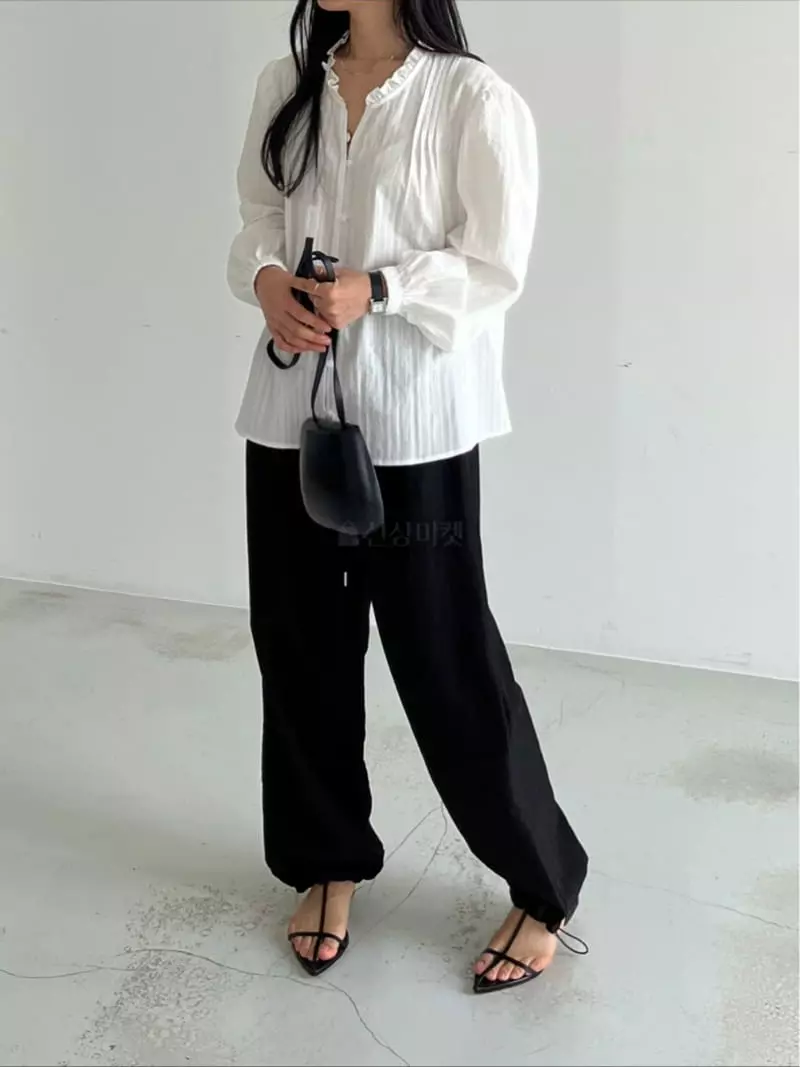 Taupe - Korean Women Fashion - #momslook - Touch Band Pants - 12